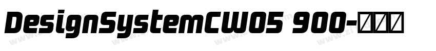 DesignSystemCW05 900字体转换